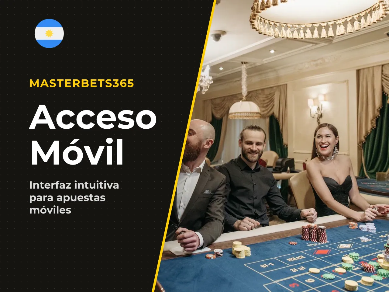 6. Acceso a Masterbets365, interfaz intuitiva