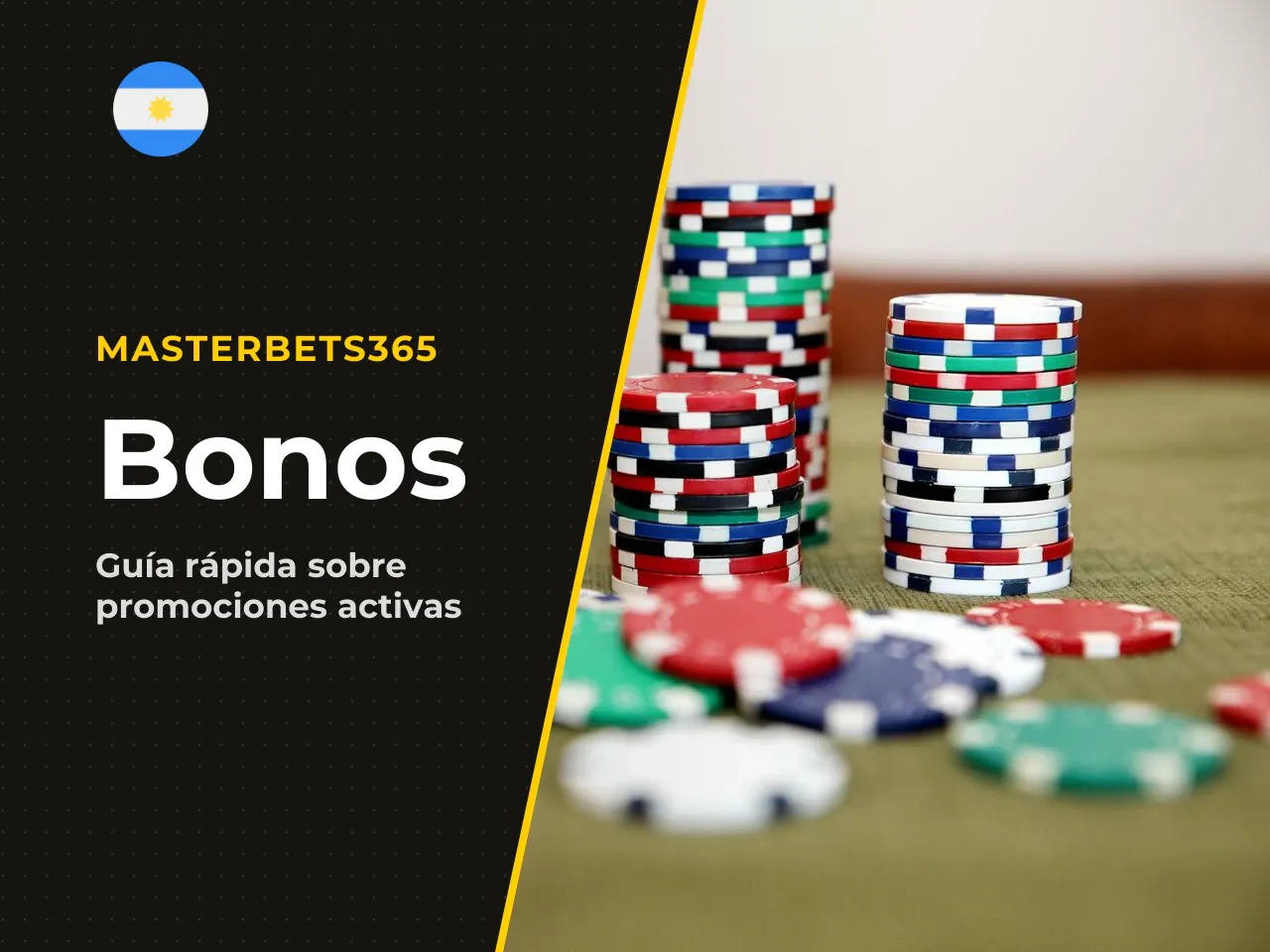 Lo esencial del bono Masterbets365 en