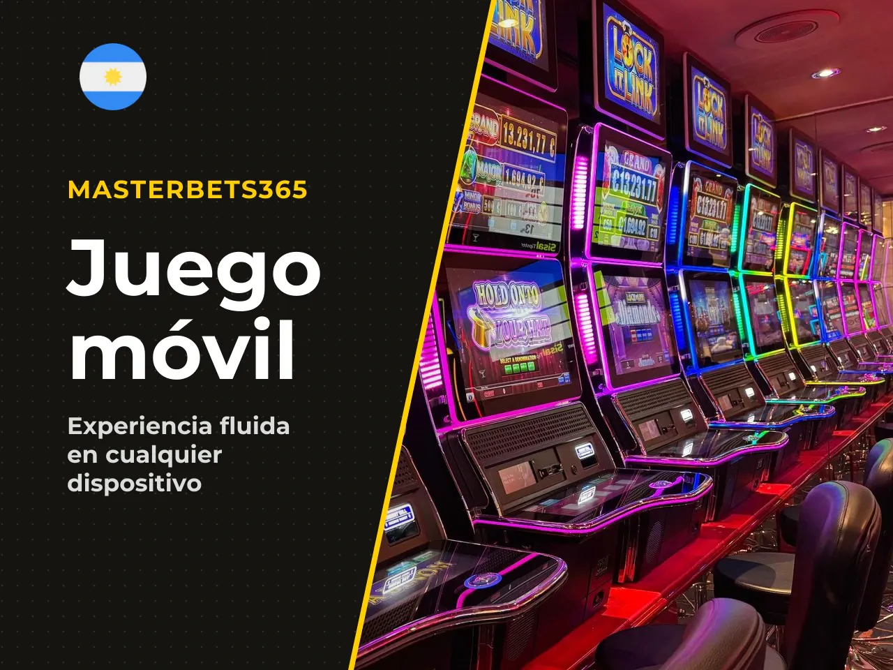 Experiencia móvil. El juego está construido