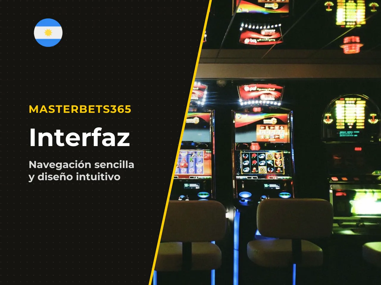 Masterbets365 interfaz intuitiva dónde está cada