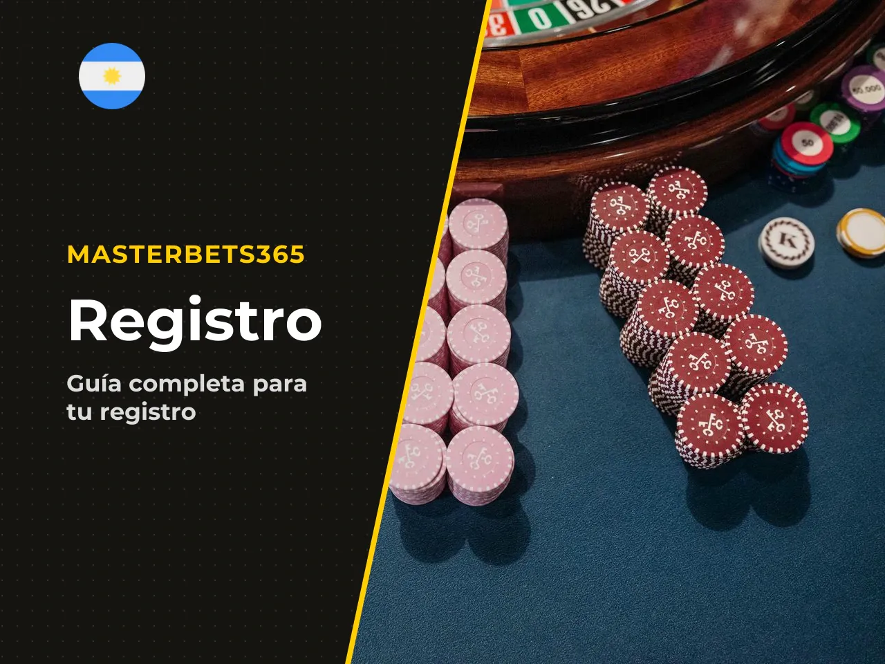 Formulario de registro Masterbets365 qué completar